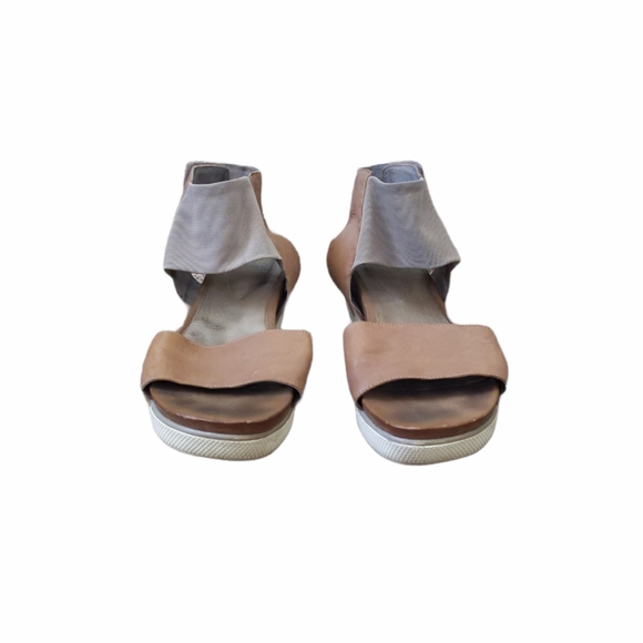 Eileen Fisher Spree Sport Sandals Leather & Mesh - Picture 4 of 6